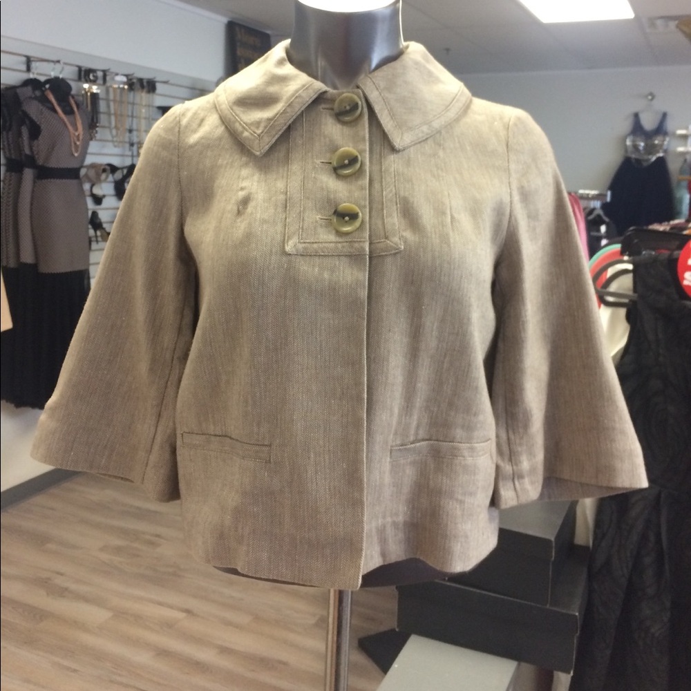 🦋Banana Republic Herringbone crop jacket🦋